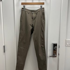 Lululemon Commission Pant Slim Brown 28x30
